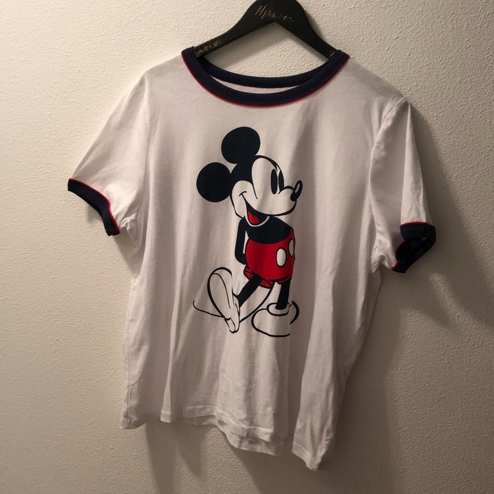 NWOT Disney Mickey Mouse Ringer T-shirt